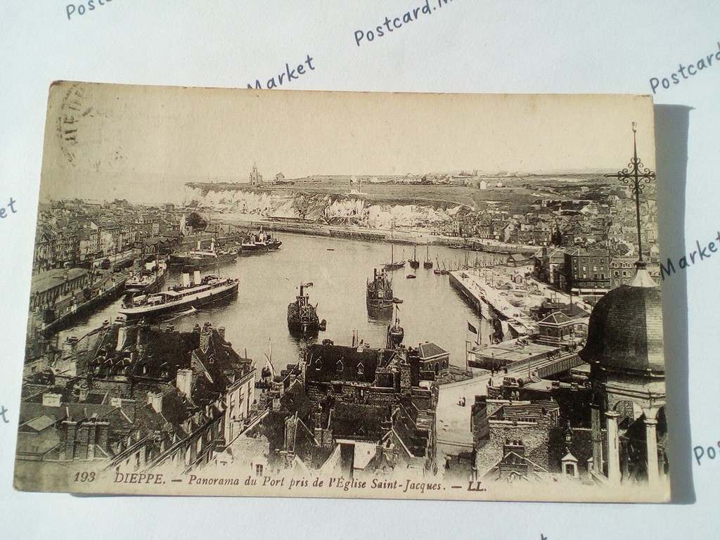 /France/Dieppe/FR_place_19xx_Dieppe. Panorama du Port pris de Eglise Saint-Jacques.jpg